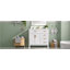 Meuble-lavabo moderne blanc de 36 po avec lavabo en céramique, portes à fermeture douce, 4 tiroirs de rangement, conception élégante pour les petites salles de bain