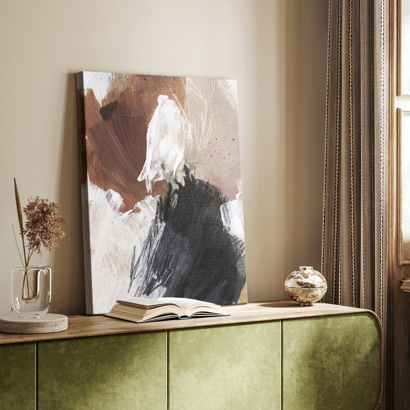 Neutres non blanchis II - Cavas de galerie sur mesure, H 18 po x l 12 po