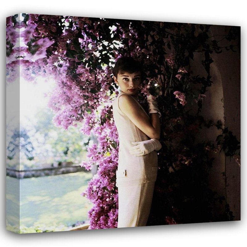 «Red Barrel Studio®», galerie de photos sur toile tendue à Hollywood, Audrey Hepburn (64_487034), H 28 po x l 28 po