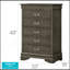 Commode Louis Phillipe, gris-657724230