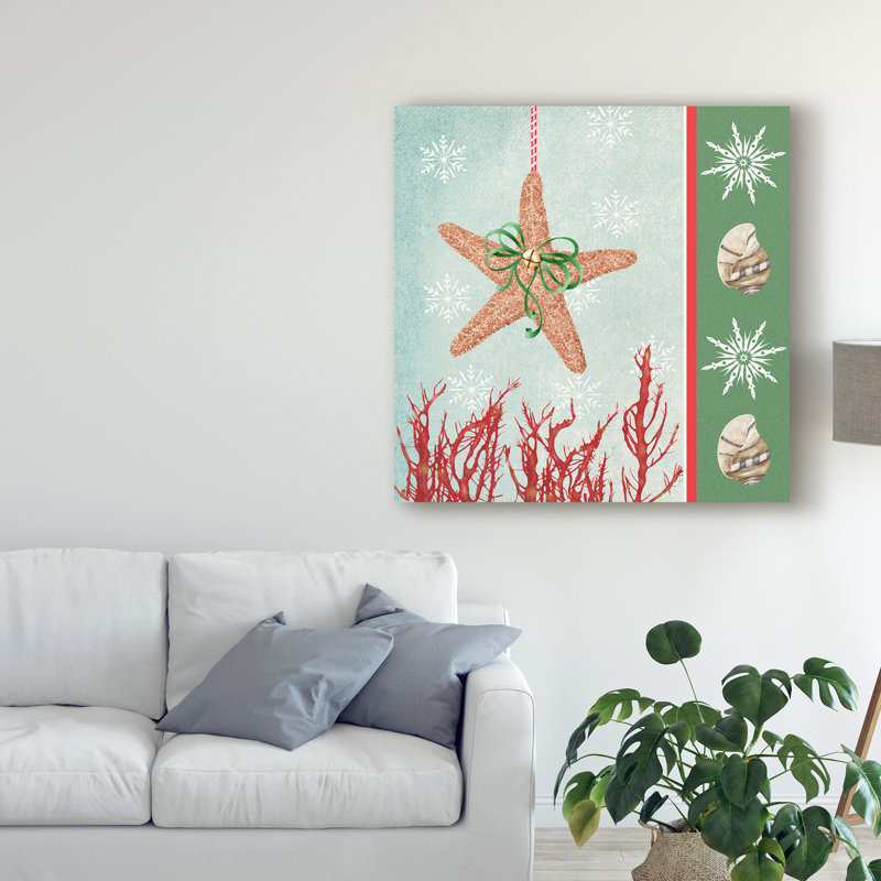 « christmas côtier iii », impression sur toile tendue, H 18 po x l 18 po x P 2 po