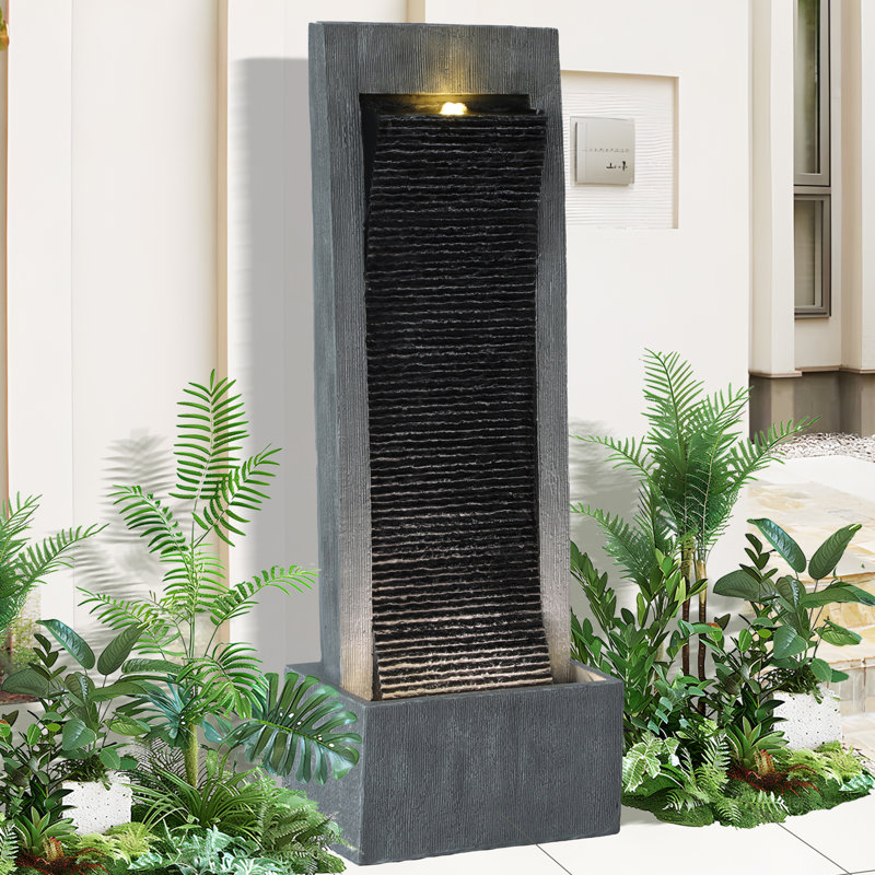 Matea Waterfall Fountain with Lights