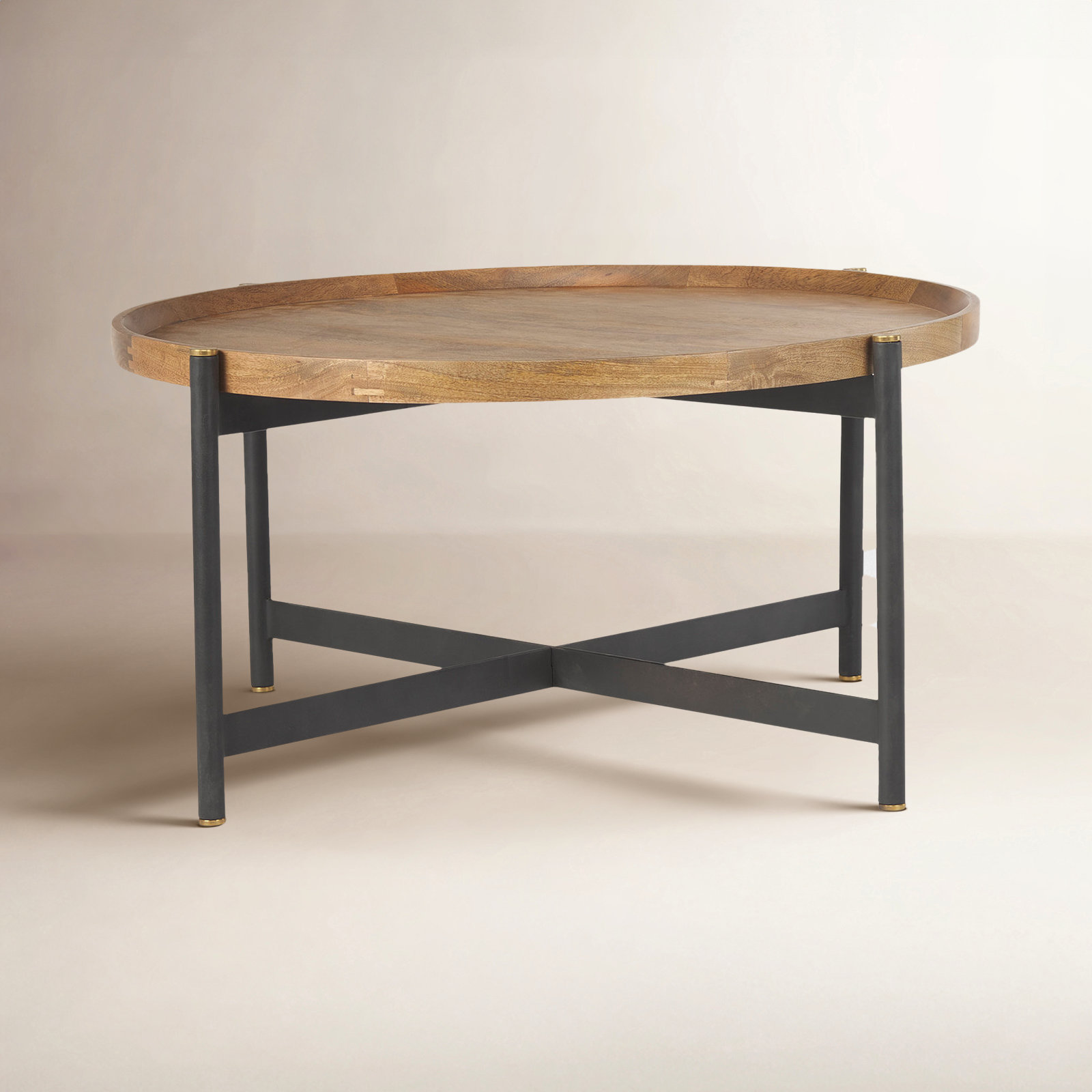 Molise Solid Wood Single Coffee Table, 16.5" H x 34.25" L x 34.25" W