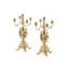 2 Piece Resin Tabletop Candelabra Set
