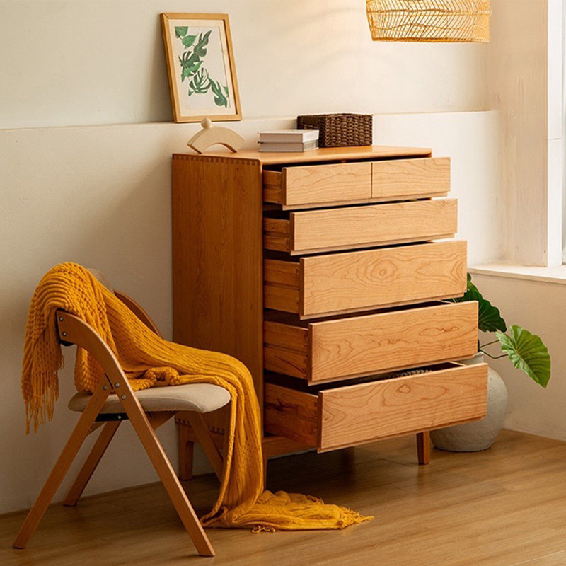 31.5" Brown Standard Solid Wood Accent Cabinet