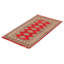 Tapis rouge foncé Malayka Peshawar Bokhara 3 pi 1 po x 5 pi 3 po