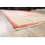 Tapis unique en laine noué à la main Oushak nouvel âge de 6 pi 1 po x 9 pi rouge
