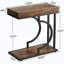 Table de couloir compacte avec structure semi-circulaire