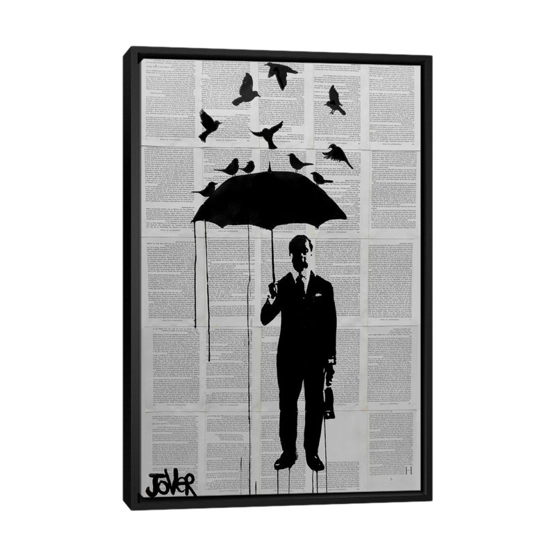 «Just a Perfect Day», impression sur toile, H 26 po x l 18 po x P 1,5 po, Toile avec cadre noir