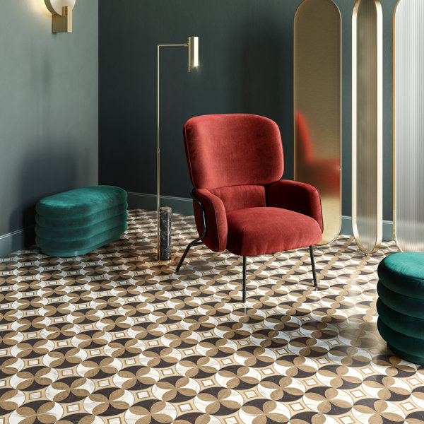 Intarsi Elite 01 8" x 8" Spanish/Pattern Look Wall & Floor Tile