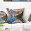 Coussin décoratif paysage du lac Moraine à Banff Park Canada-528516654-528516650