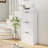 Narrow Entryway Shoe Cabinet with 3 Flip Drawers and Adjustable Shelves for 15 Pairs of Shoes, Space-Saving Storage Organizer-123092059