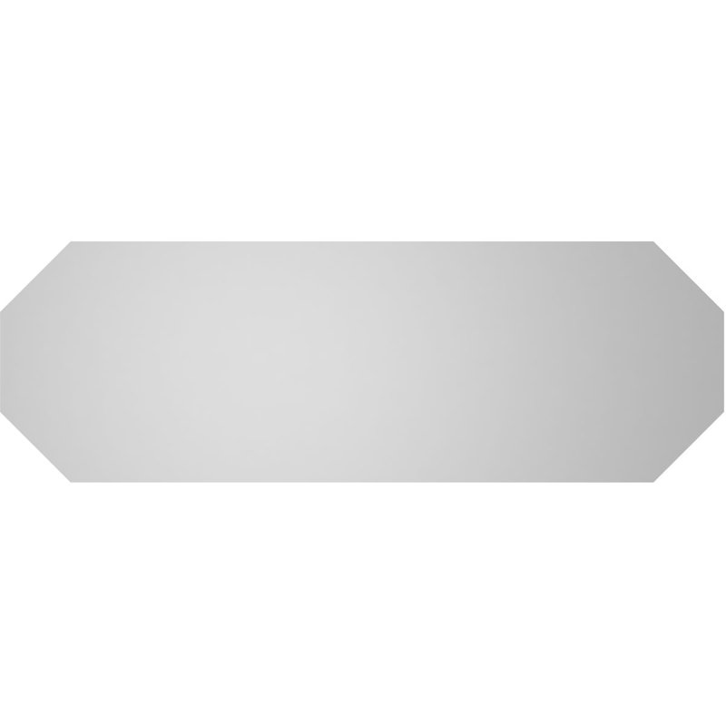 Évent horizontal gondole allongé en surface octogonal Signature, 14" H x 42" W x 2" D