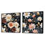 Isabella - Ensemble de 2 collages carrés botaniques abstraits-101856160-101856161