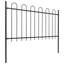 Carita Black Metal Fence Panels Included-1275954434
