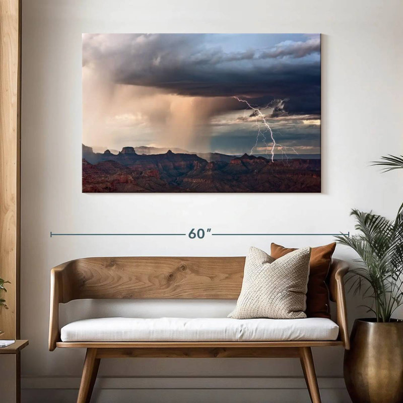Tempête de foudre Alvord Grand Canyon, H 32 po x l 48 po