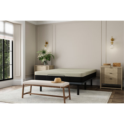 Matelas simple pour lit simple en gel - 10 po avec une conception à faible transfert de mouvement pour un sommeil paisible, couche supérieure alvéolée de taille moyenne ferme