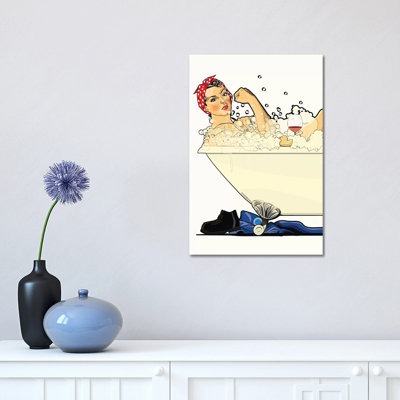 «We Can Do It in the Bath», impression sur toile tendue
