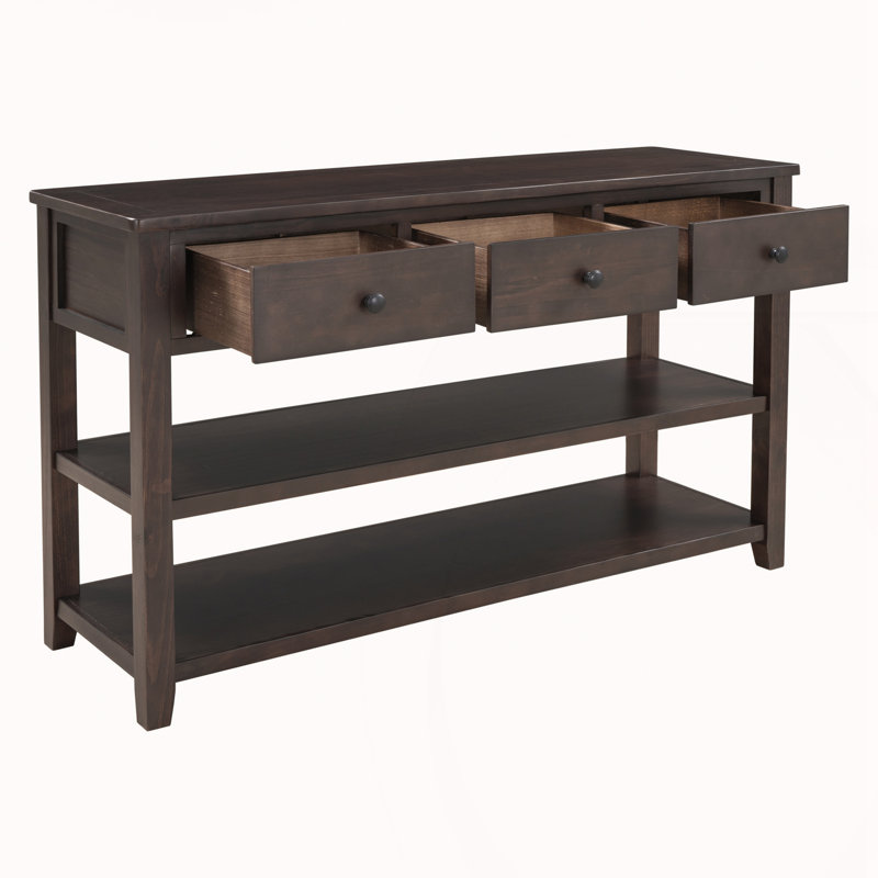 Console rétro avec deux tablettes ouvertes, Espresso