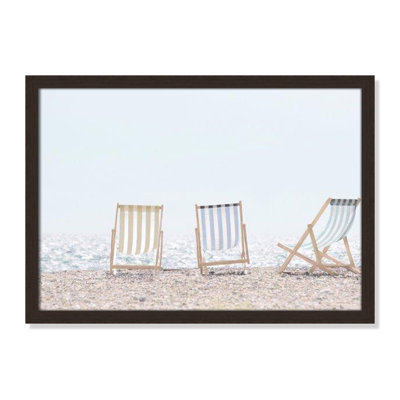Adriatica "Beach Chairs" Print by Leah Straatsma