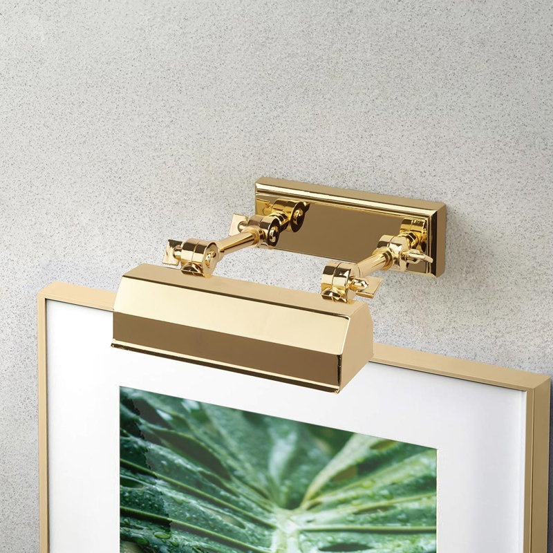 1-Light Wall Picture Light, Polished Brass