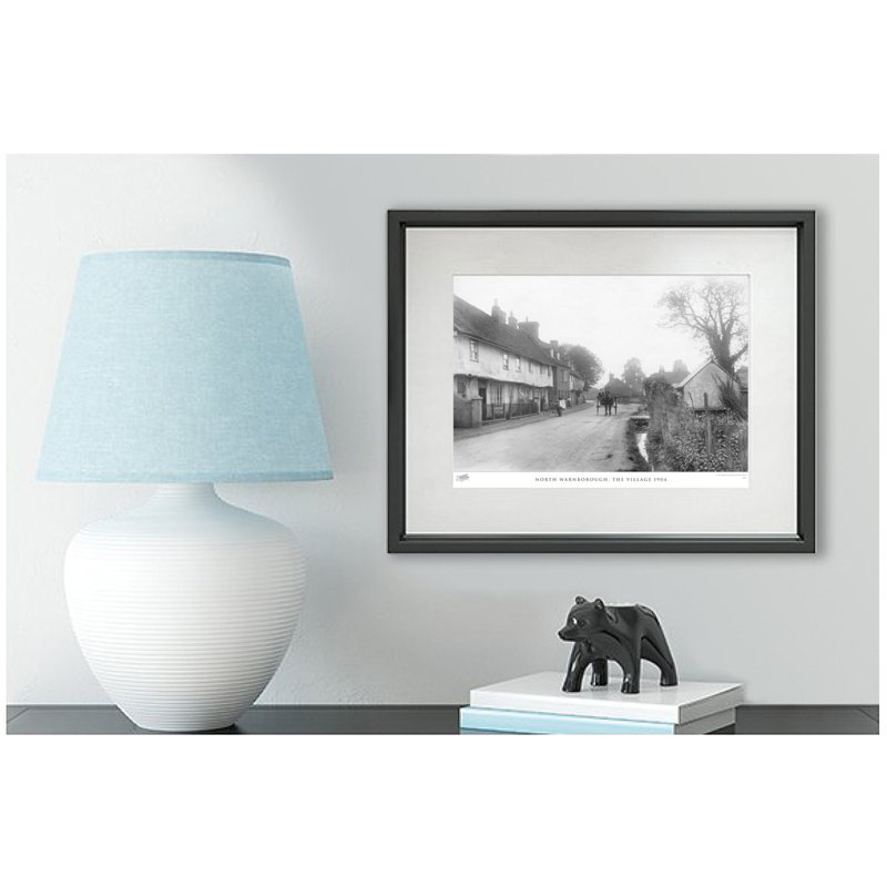 North Warnborough, The Village 1904 by Francis Frith - Single Picture Frame Print, 60cm H x 80cm W x 2.3cm D