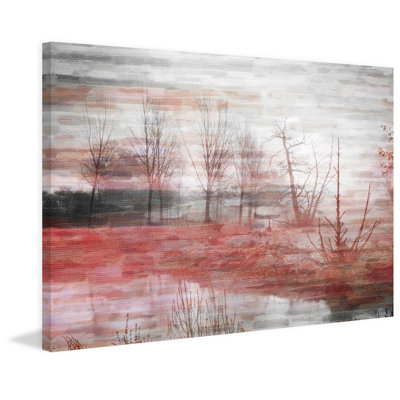 «Back Yard Lake» par Parvez Taj, impression sur toile tendue