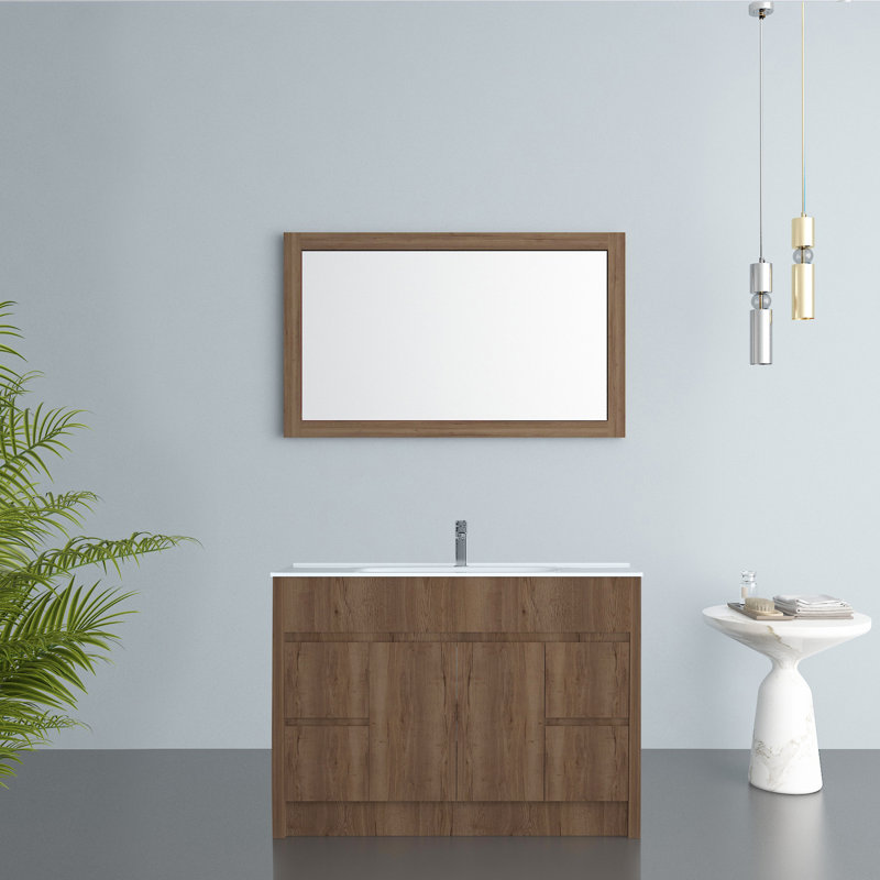 Miroir Gemma 48, Chêne givré, 28,37 po x 47,25 po