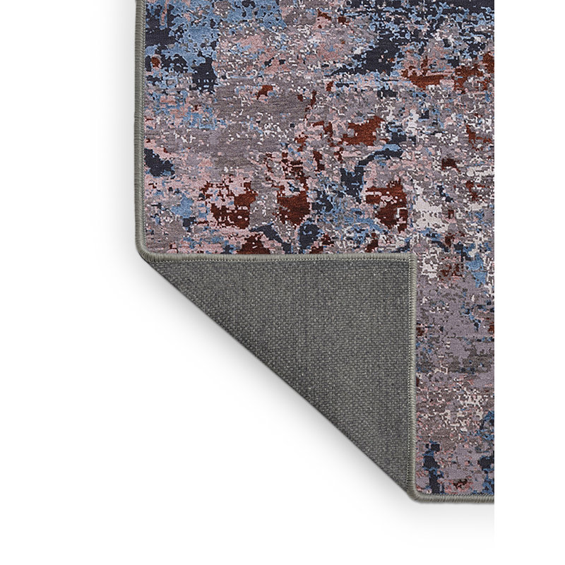 Tapis oriental bleu / brun, Rectangle 5 pi x 8 pi