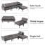 Canapé modulaire inclinable 6 pièces Giancontieri-88484140