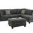 3-PC SECTIONAL Polyfiber Sectional Sofa