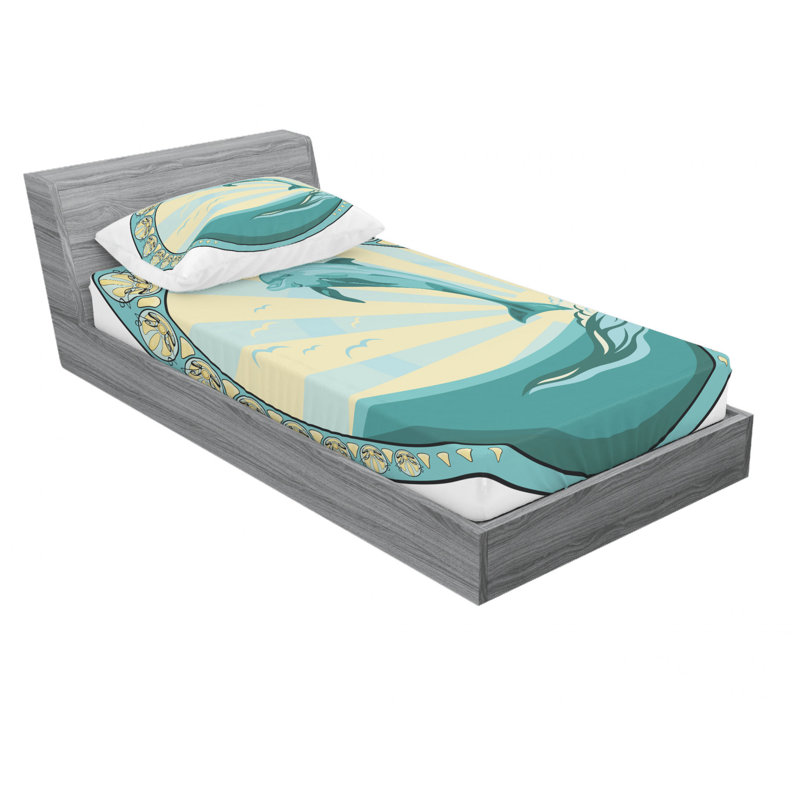 Microfiber Sheet Set, Twin Sheet Set with Fitted Sheet