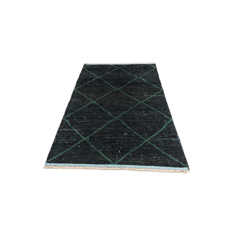 Tapis noir Pinson 4 x 6