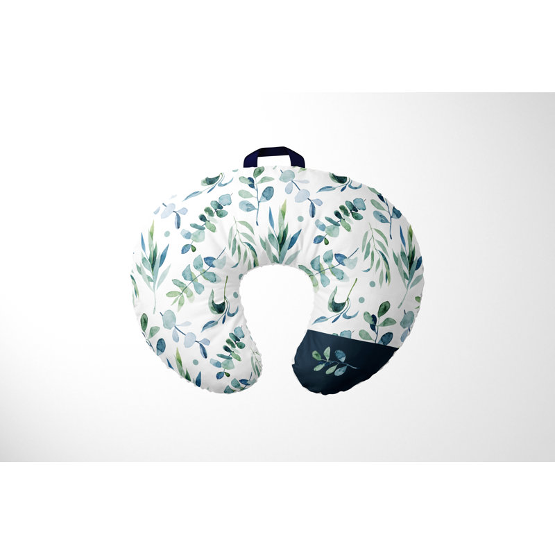 Coussin Bartold, Blanc/vert