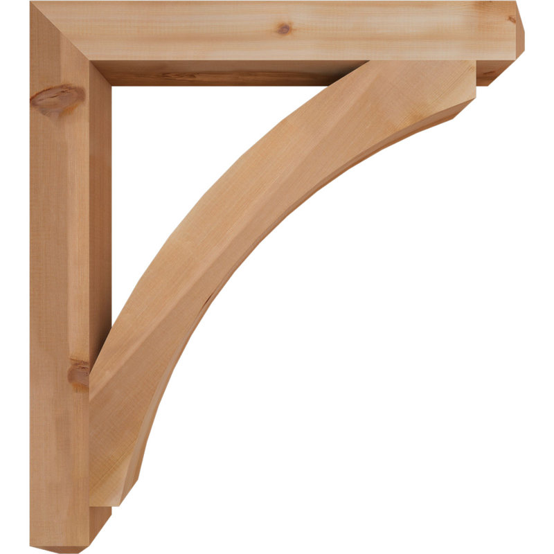 Support pour artisan Thorton, Cèdre rouge de l'Ouest (lisse), H 38 po x l 4 po x P 34 po
