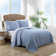 Solid Costa Sera Cotton Single Reversible Quilt