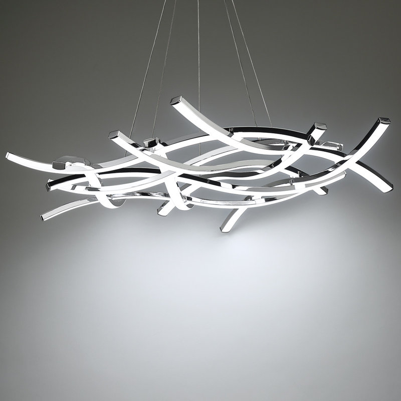 Lustre fantaisie 9 lumières DEL Divergence