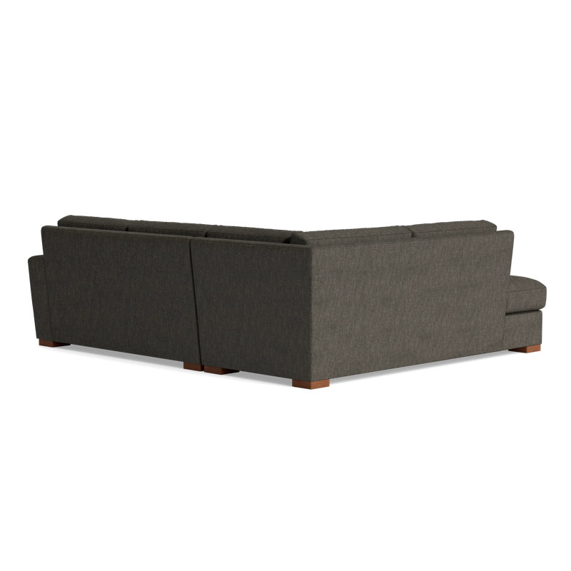 Couch Potato Sectional, Left Hand Facing, Performance Weave - Onyx
