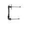 Heurtoir de porte libellule en laiton antique 4 7/8 po x 6 3/8 po