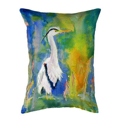 DandB's Heron Indoor/Outdoor Lumbar Pillow