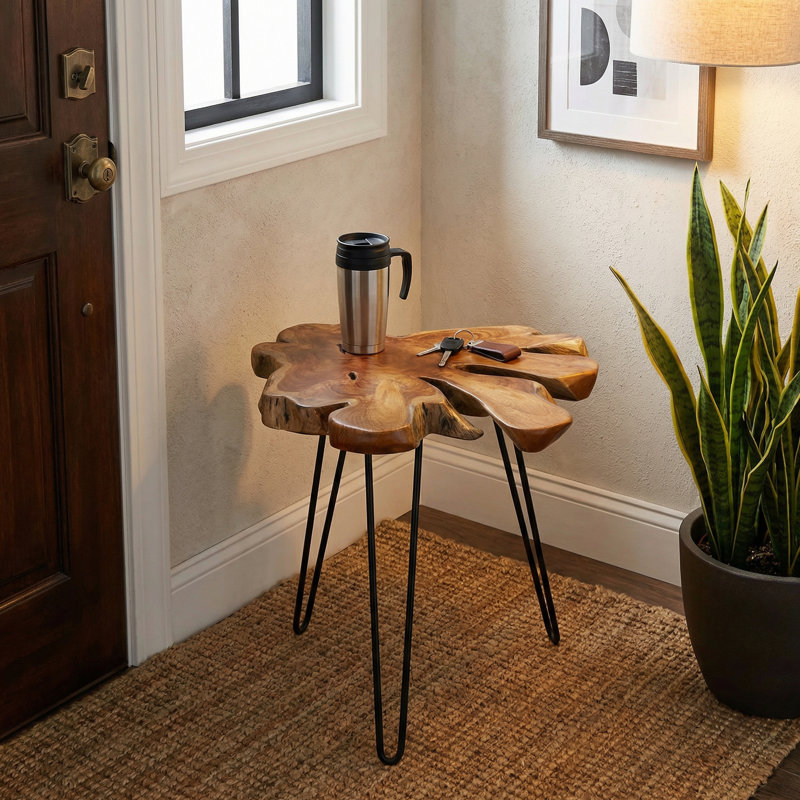 Callaghan Solid Wood Top End Table