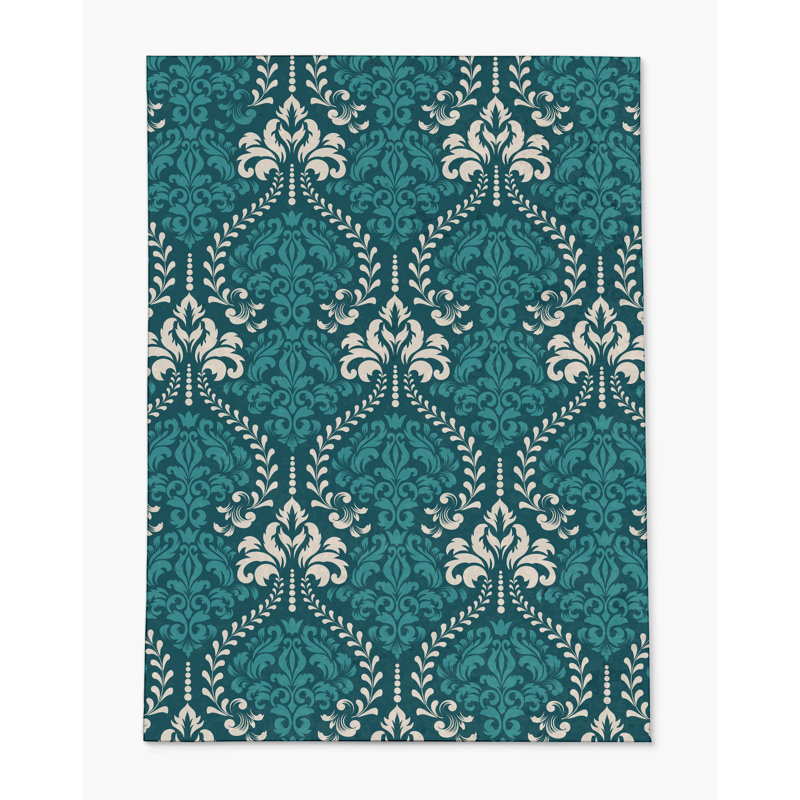 Tapis de chaise rectangulaire Novelle, L 48 po x L 72 po, Turquoise