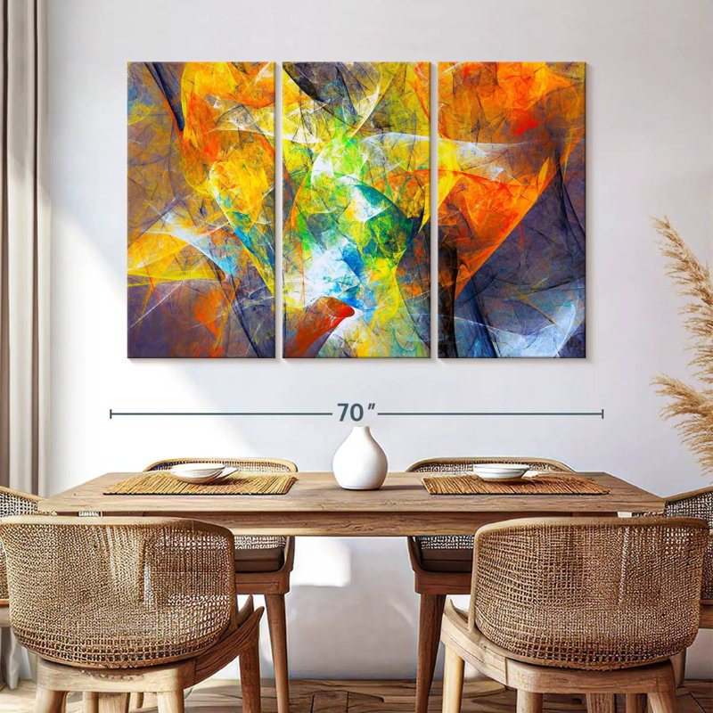 Abstrait mouvement excentrique Avery, H 42 po x l 65 po