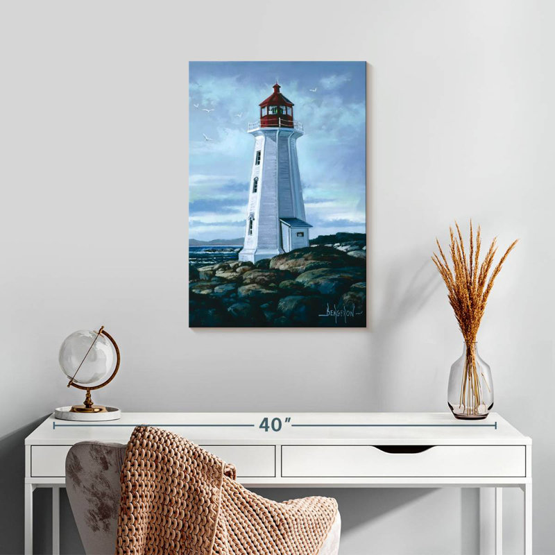 Lilie Peggy's Cove Lighthouse, 24" H x 16" W