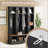 Rustic Farmhouse Hall Tree with 8 Hooks and Open Compartments-444199100