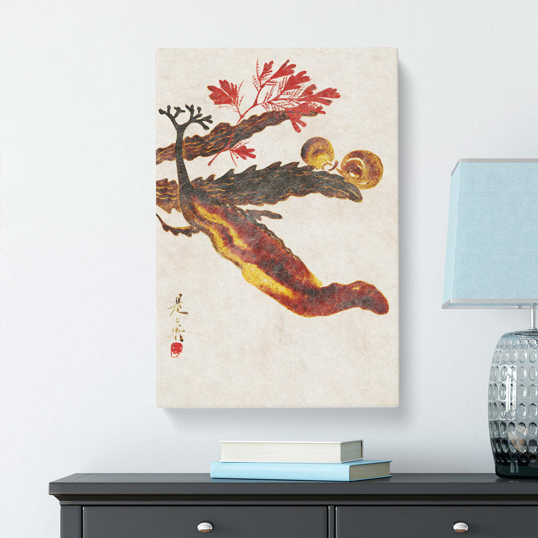 Seaweed by Shibata Zeshin - Wrapped Canvas Painting Print