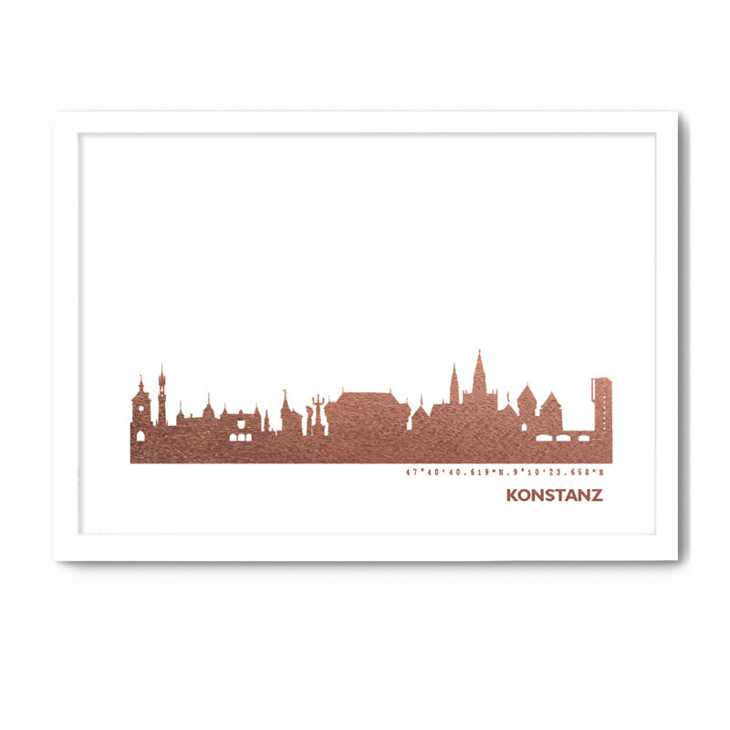 Constance Constance Skyline - Single Picture Frame Print, 33cm H x 43cm W x 4cm D