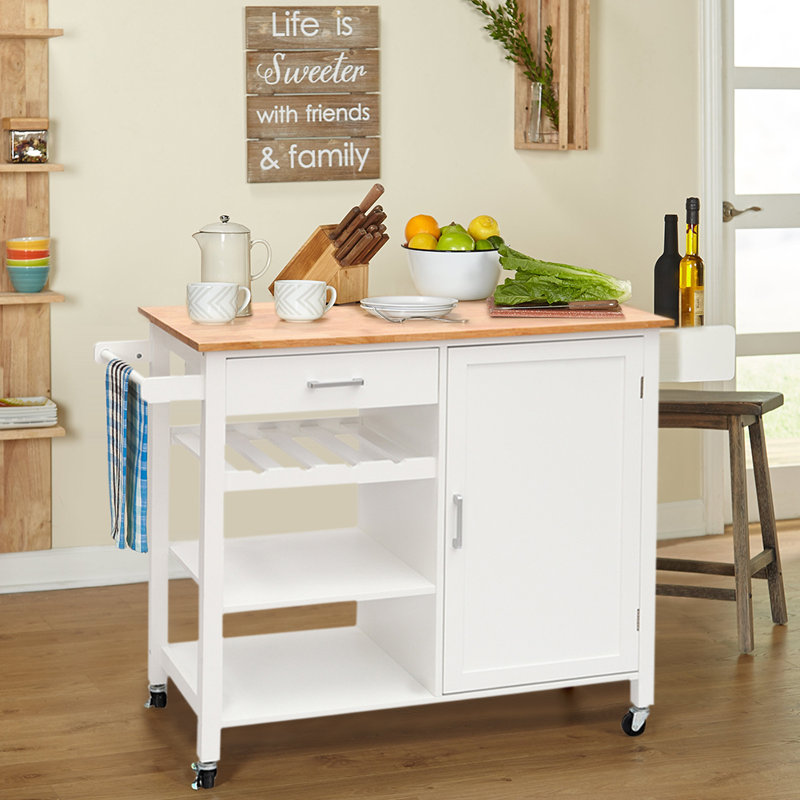Omri Wood Kitchen Island