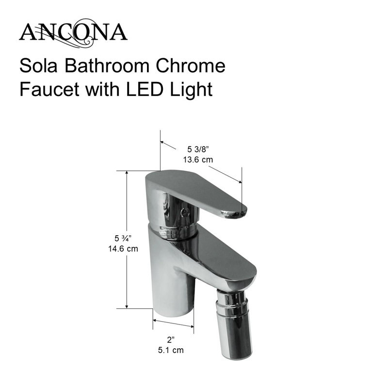 Chrome Single-Handle Deck Mounted Bathroom Faucet