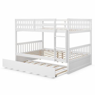 Kids Full Over Full Bunk Bed with Trundle